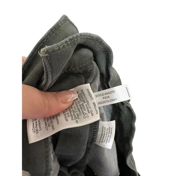 J.CREW Women's Vintage Straight Leg Denim Jeans green Size 34 - Picture 8 of 8